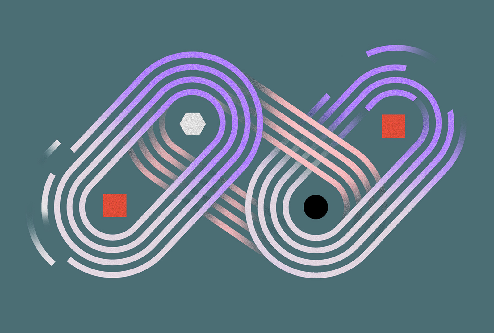 Flow diagram illustrating behavioral pattern transitions across different work contexts